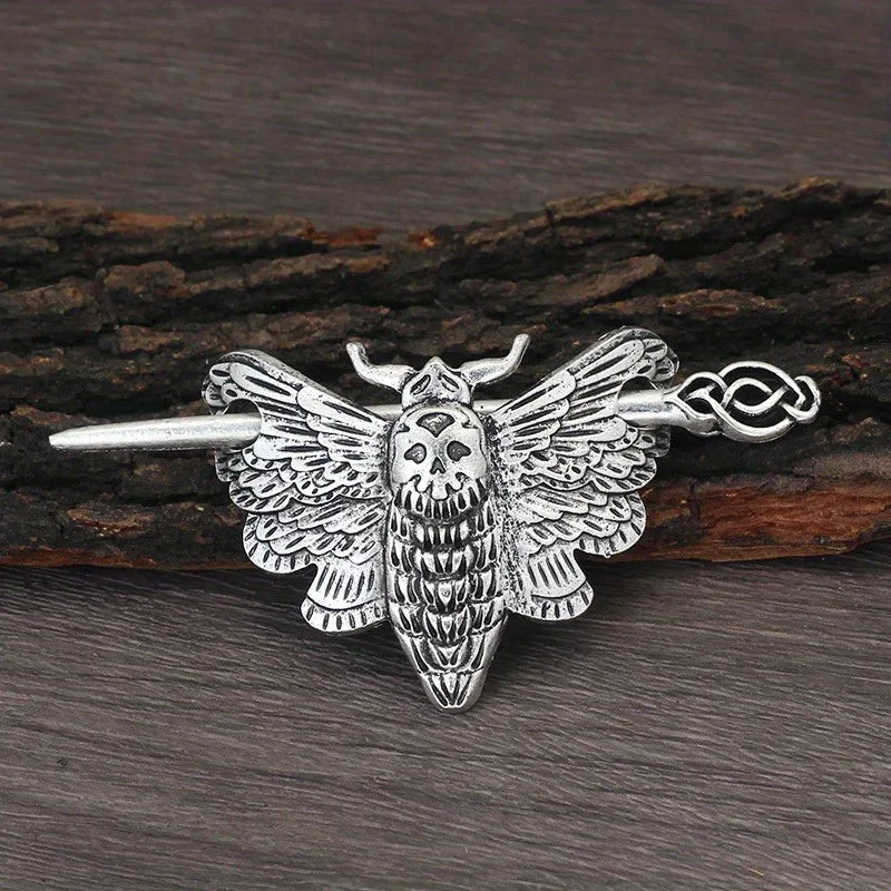 Elegant Viking Retro Crescent Cloud Hair Clip