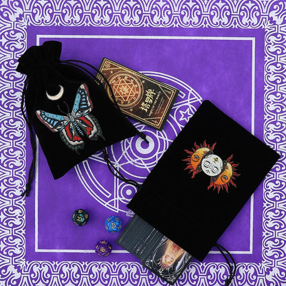 Black Velvet Tarot Pouch