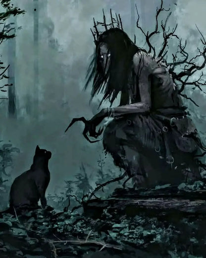 Dark Academia Art The Witch Demon