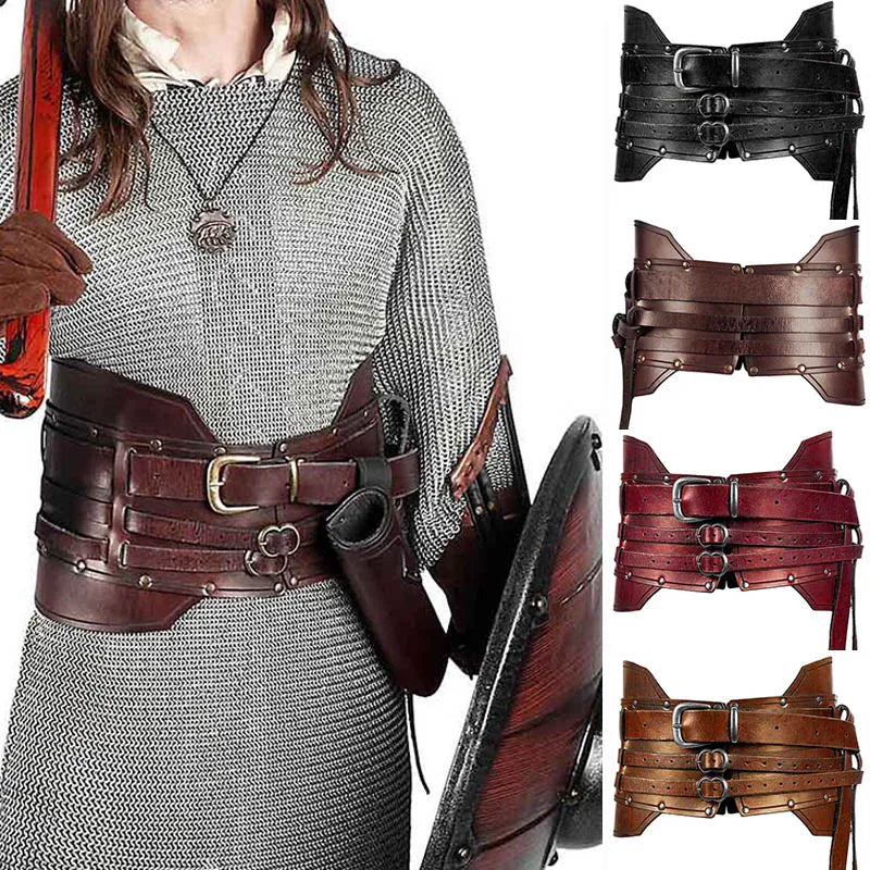Medieval Viking Wide Belt Armor