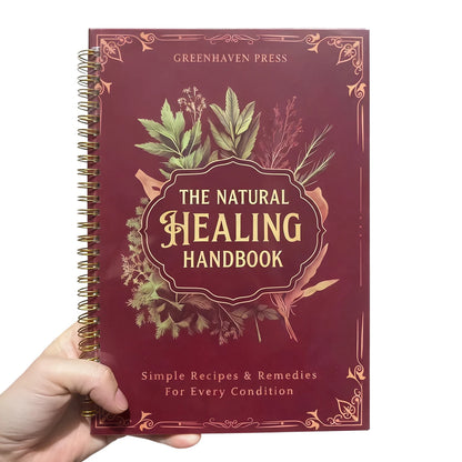 Natural Healing Guide Spiral Bound Herbal Book
