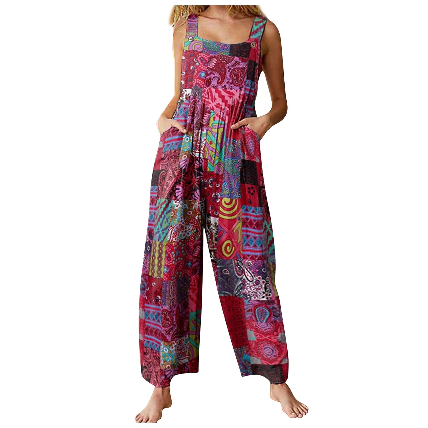 Women Jumpsuits Overalls Multicolor