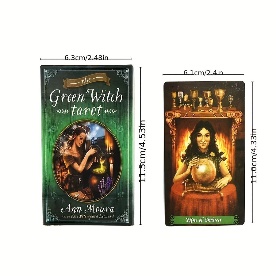 The Green Witch Tarot Cards by Ann Moura