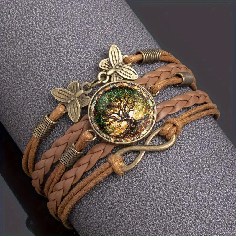 Bohemian Mandala Tree of Life Infinity Bracelet