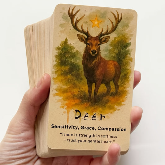 78-Card Whispers of The Wild Oracle Deck