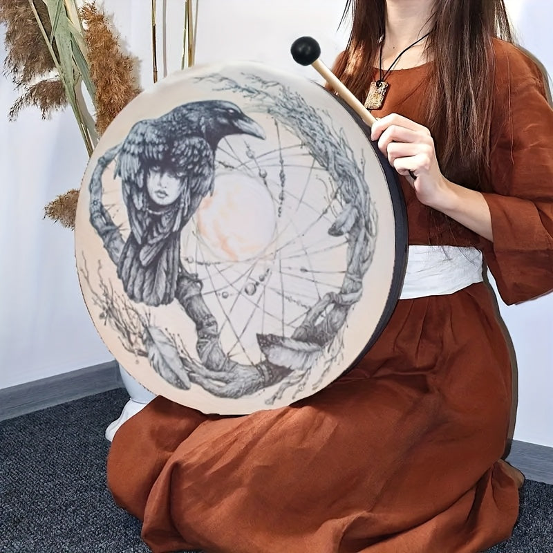 Raven Shaman Drum