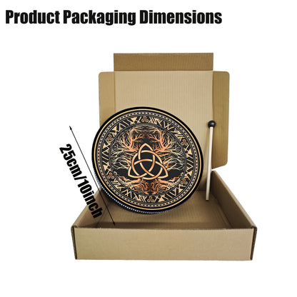 Triple Knot Drum with a Handle