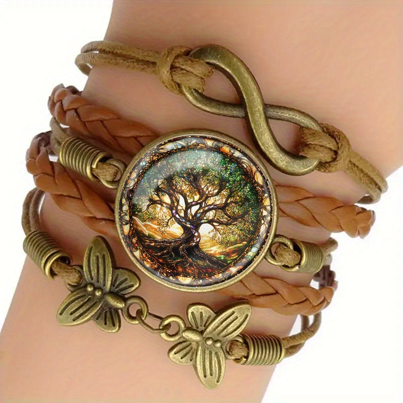 Bohemian Mandala Tree of Life Infinity Bracelet
