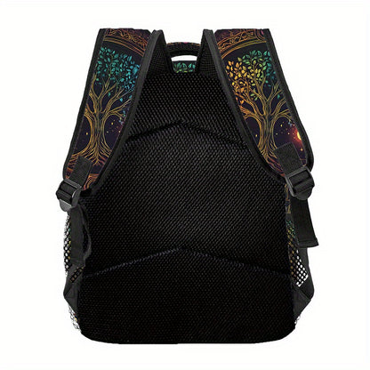 Tree Backpack with Vibrant Tree Design