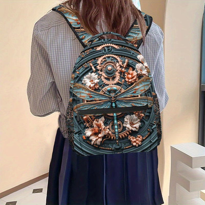 Steampunk Dragonfly Unisex Lightweight Backpack