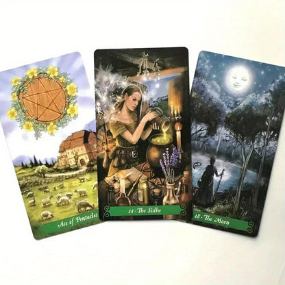 The Green Witch Tarot Cards by Ann Moura