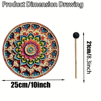 Colorful Mandala Drum