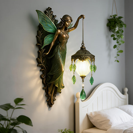 Vintage Fairy Wings Wall Lamp