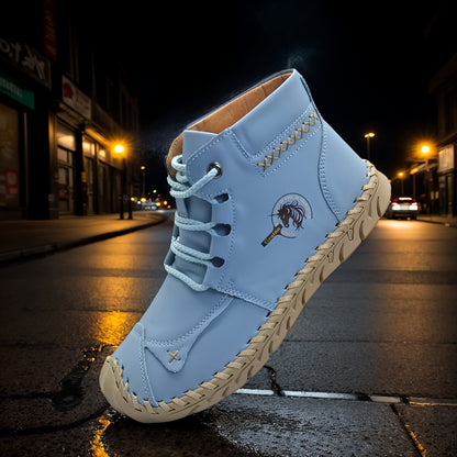 Vintage-Inspired Women's High-Top Boots