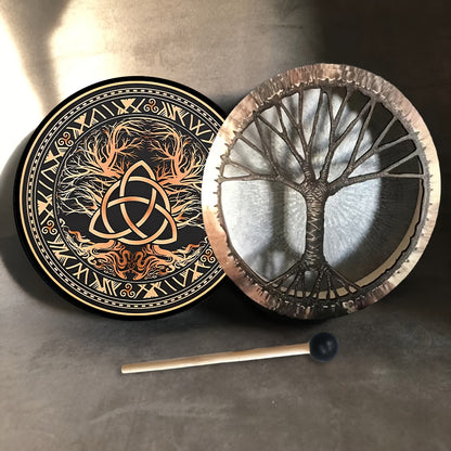 Triple Knot Drum with a Handle