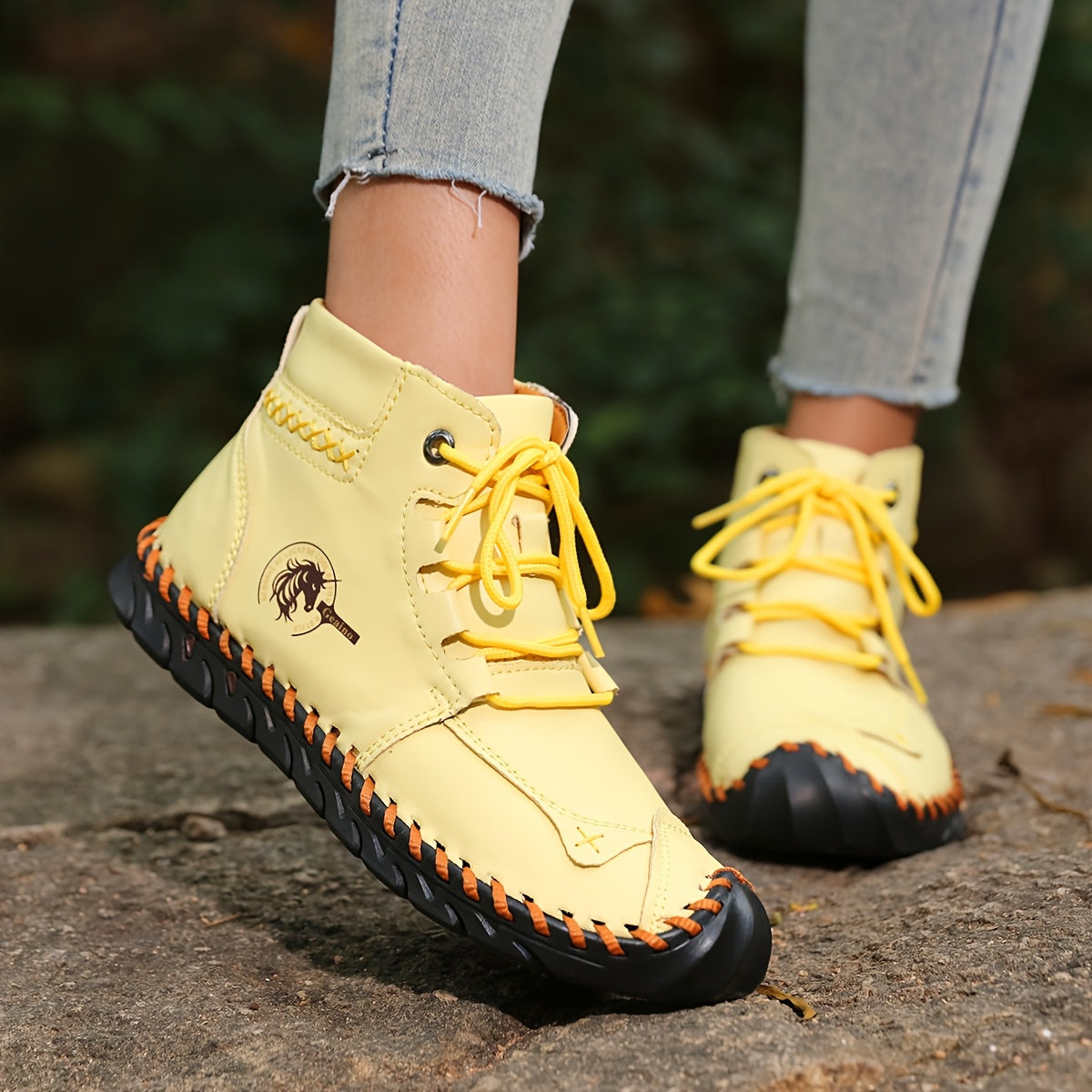 Vintage-Inspired Women's High-Top Boots