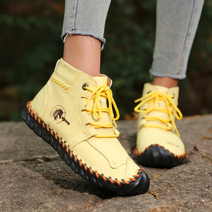 Vintage-Inspired Women's High-Top Boots
