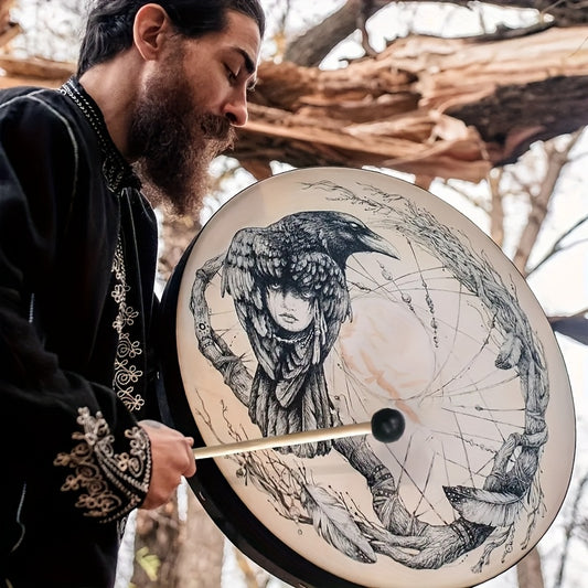 Raven Shaman Drum