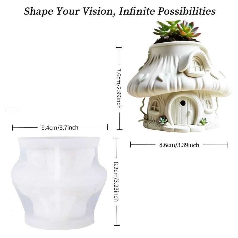 Fairy Tale Mushroom Plant Pot