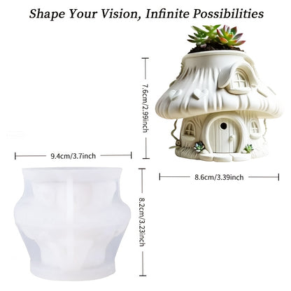 Fairy Tale Mushroom Plant Pot